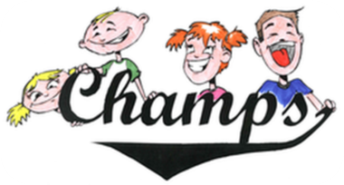 CHAMPS logo for kids 3 years old through 5th grade on Wednesday nights